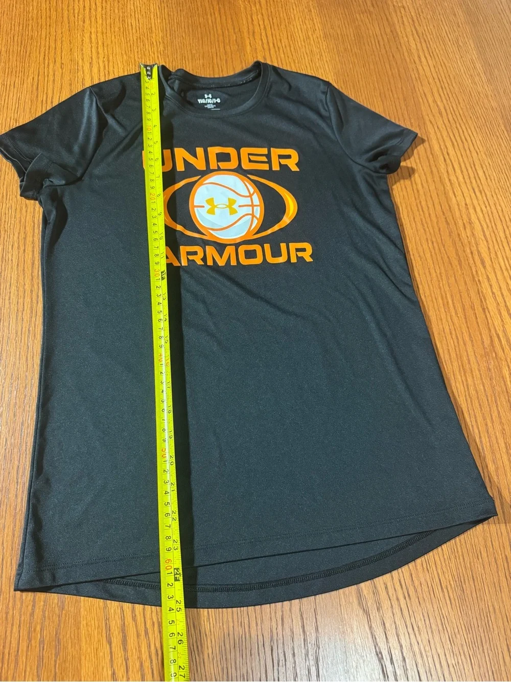 Under Armour Youth Large Black Basketball Performance T-Shirt YLG